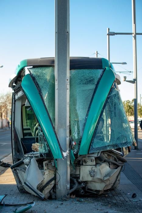 Accident del Trambesòs a Sant Adrià de Besòs