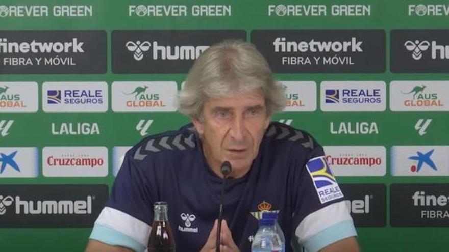 Pellegrini: "El del Valencia es un partido de seis puntos"