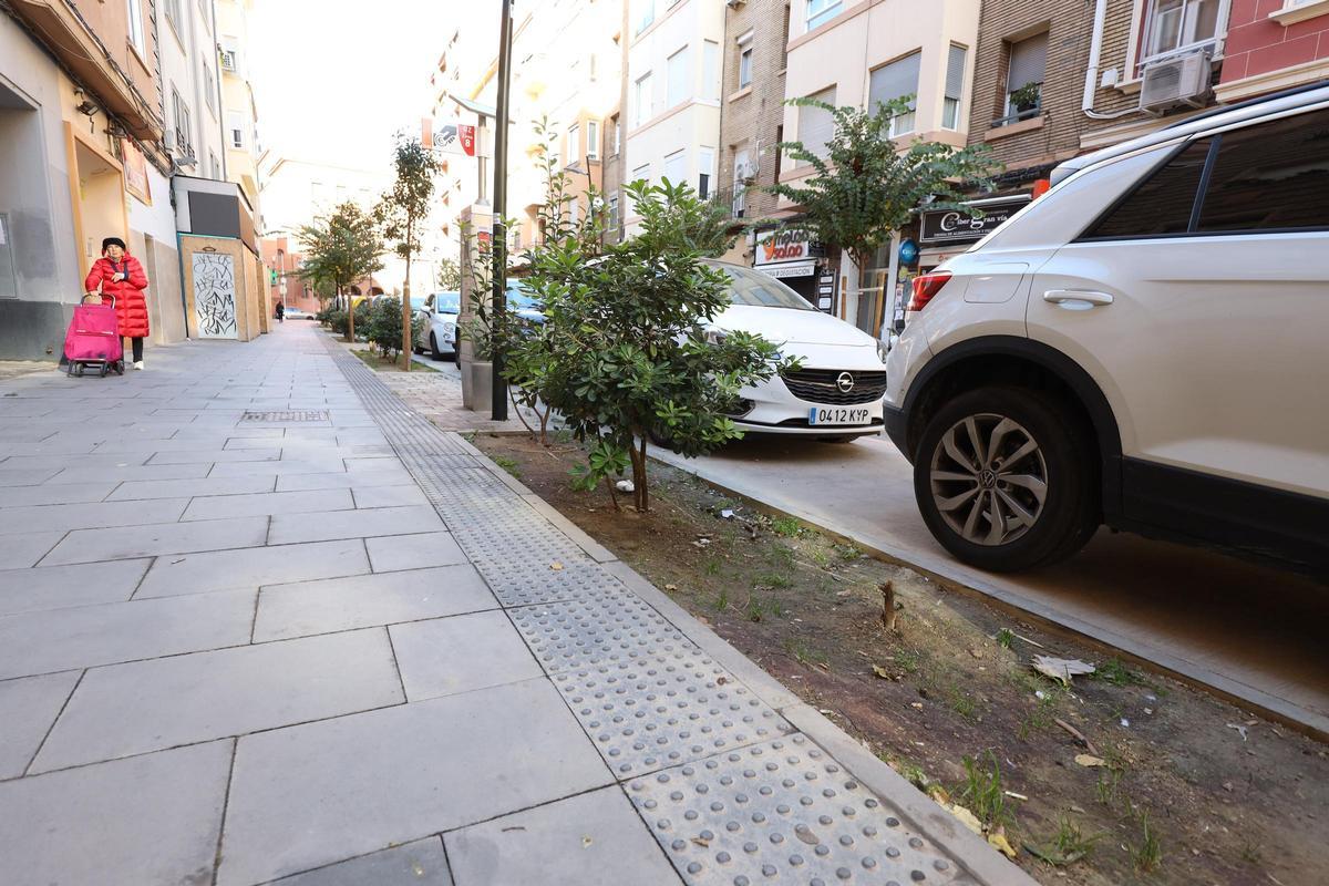Este es el estado actual de la calle Ricla de Zaragoza