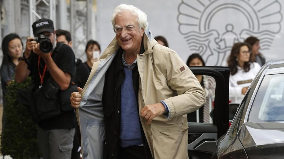 El cineasta francés Bertrand Tavernier, en San Sebastián, donde presenta 'Las películas de mi vida'.