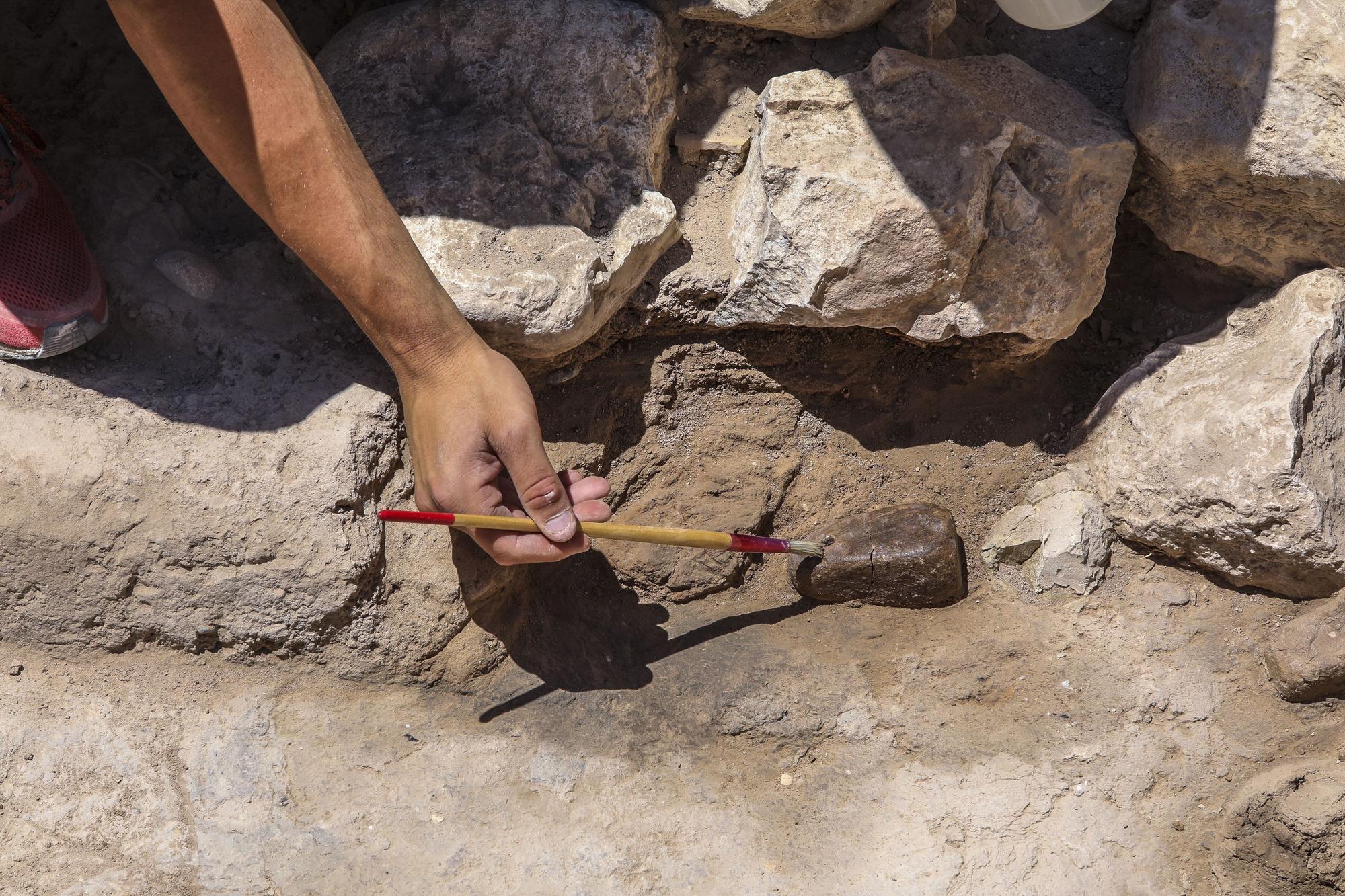 Primeras casas íberas halladas en las excavaciones en el yacimiento de La Alcudia en Elche