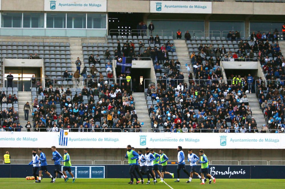 Jornada de puertas abiertas del Málaga CF