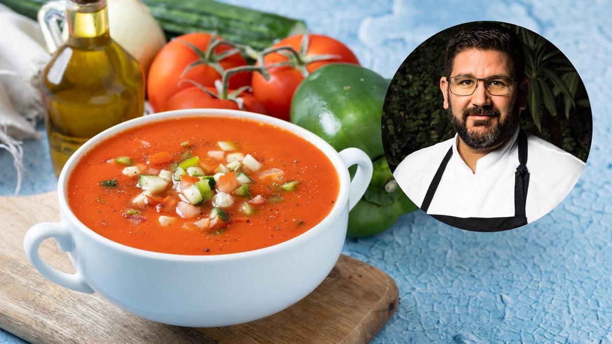 El gazpacho del chef Dani García que indigna a los puristas: sin agua, sin pan y sin pepino.