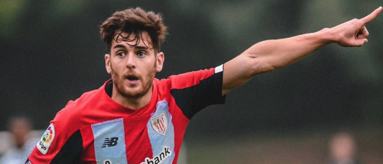 Ibai Gómez, con el Athletic Club de Bilbao.