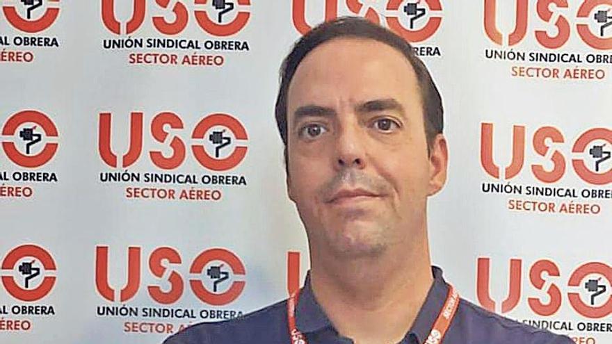 Jairo Gonzalo, secretario de organización de la sección sindical de USO.