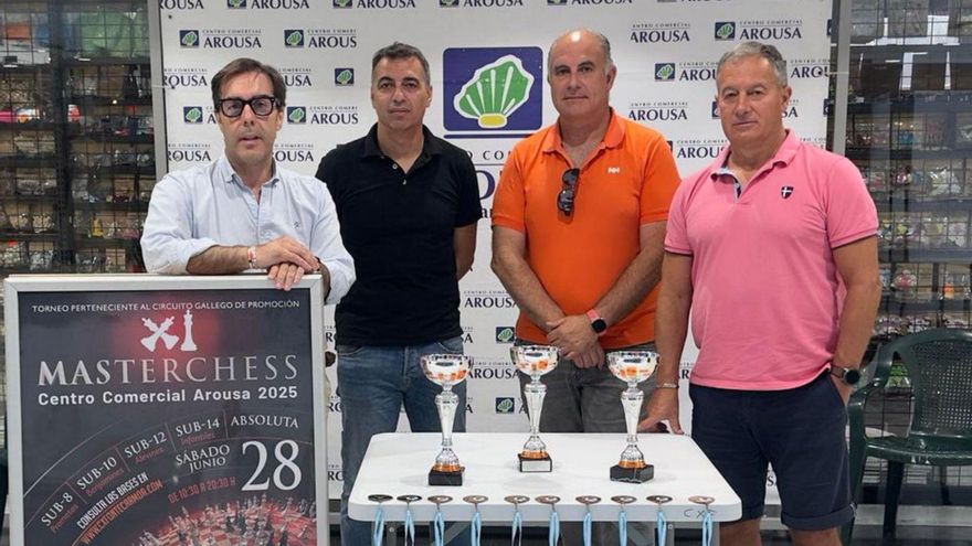 Luis González, Carlos Coira, Manuel Suárez y Ángel Vilas. | FdV
