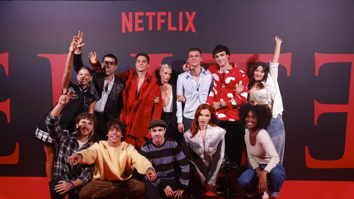Presentación de una de las temporadas de Élite.