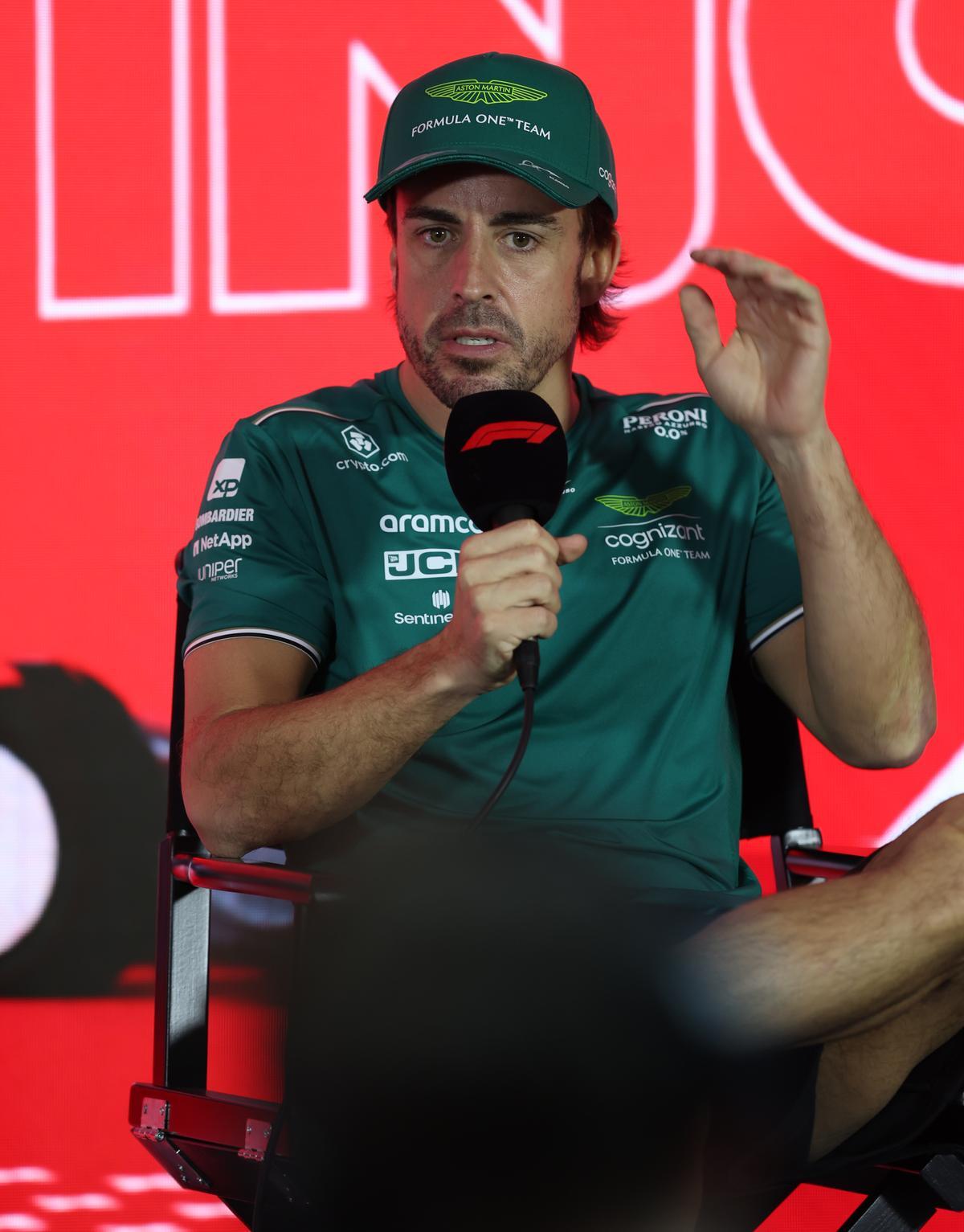 Fernando Alonso es optimista en sus declaraciones tras los test de pretemporada en Baréin