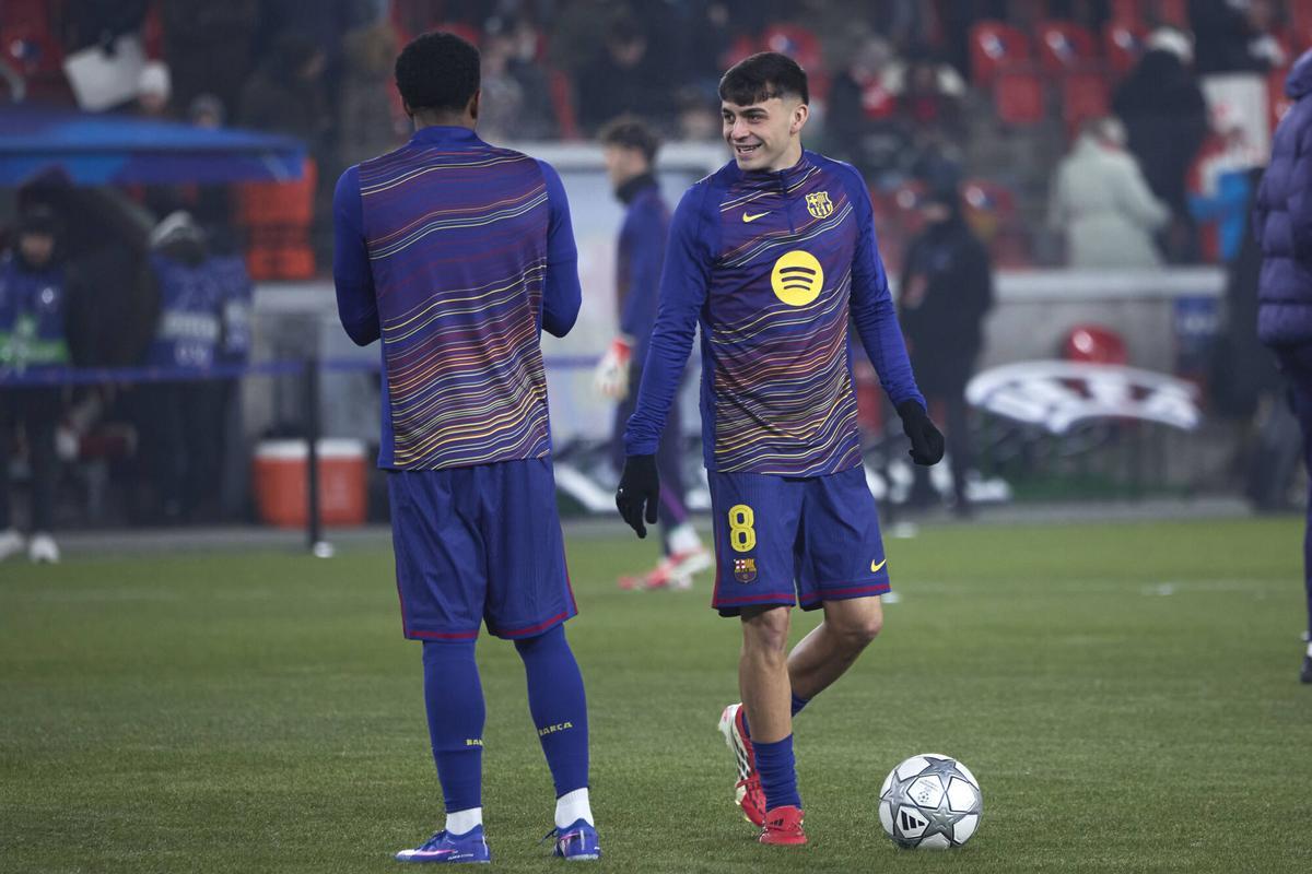 Pedri  trabajo intensamente para volver cuanto antes a los terrenos de juego