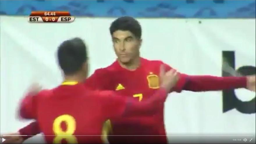 Así ha sido el gol de Carlos Soler ante Estonia