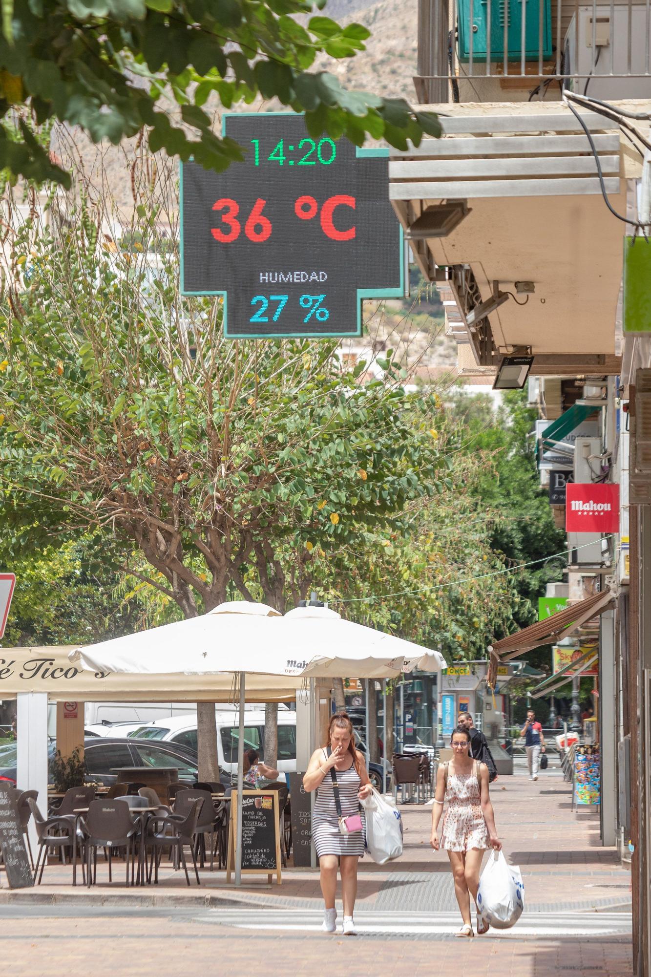 Ola de calor en Orihuela