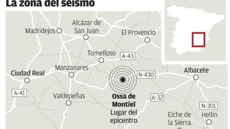 Un terremoto de 5,2 grados sacude el centro de España sin provocar daños