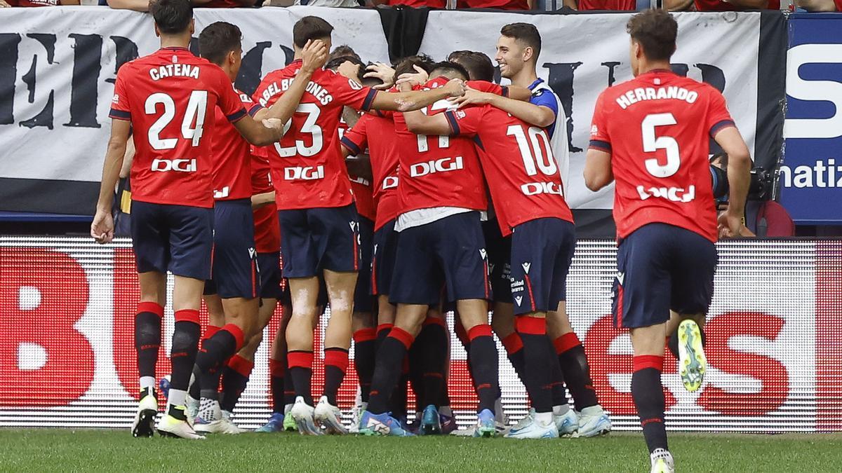 Osasuna amarga el regreso de Arrasate a El Sadar