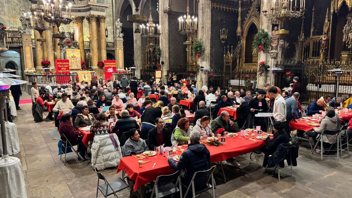 La comida de Navidad de Sant Egidio