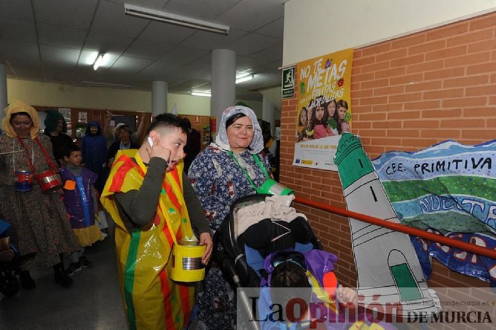 Los tambores de Moratalla llegan al colegio Primitiva López