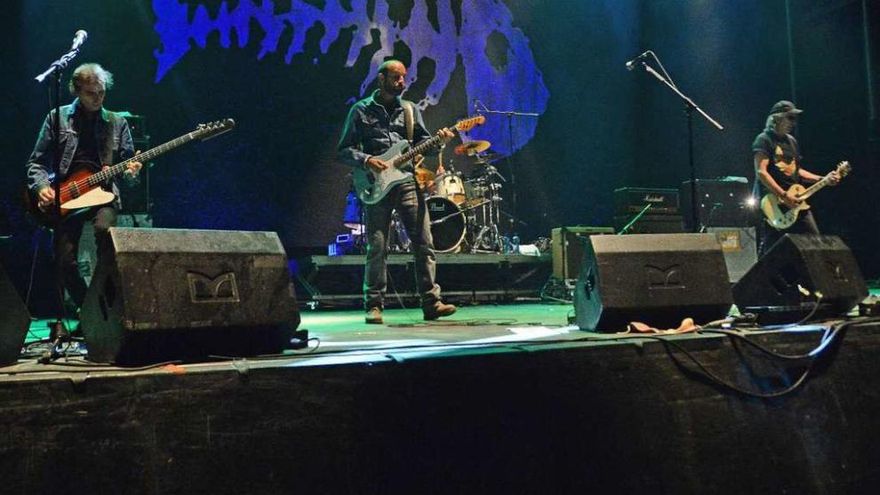 El concierto de Los Enemigos que formó parte de la última edición celebrada del SonRías Baixas. // G.N.