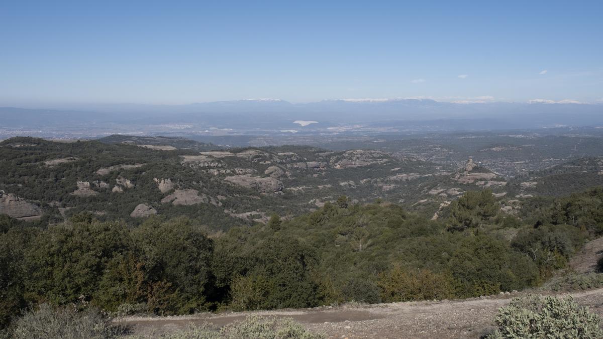 El Parc Natural de Sant Llorenç del Munt és a cavall de les comarques del Vallès Occidental i el Bages