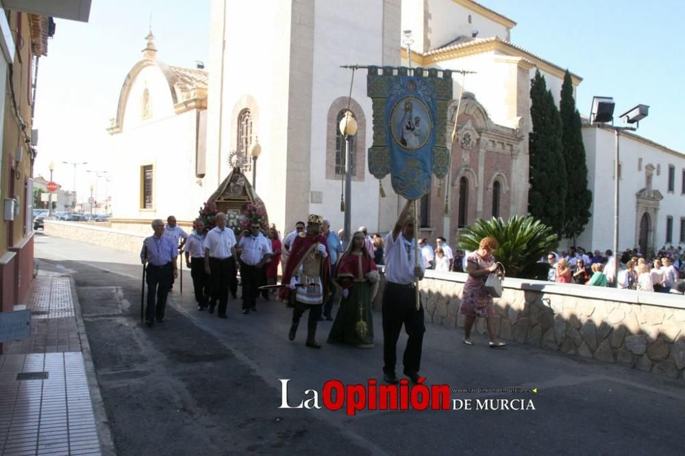 La Virgen de las Huertas llega a Lorca para las fiestas