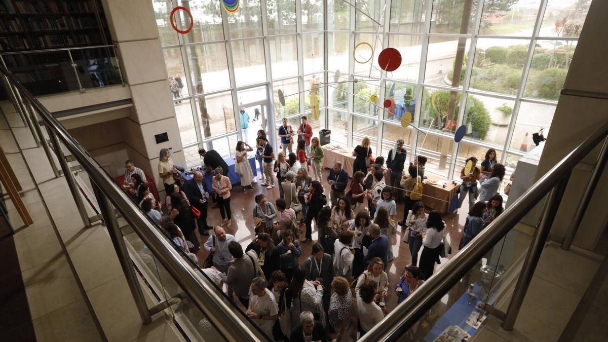 Asistentes a un pasado congreso de Salud Mental en el HUSA.