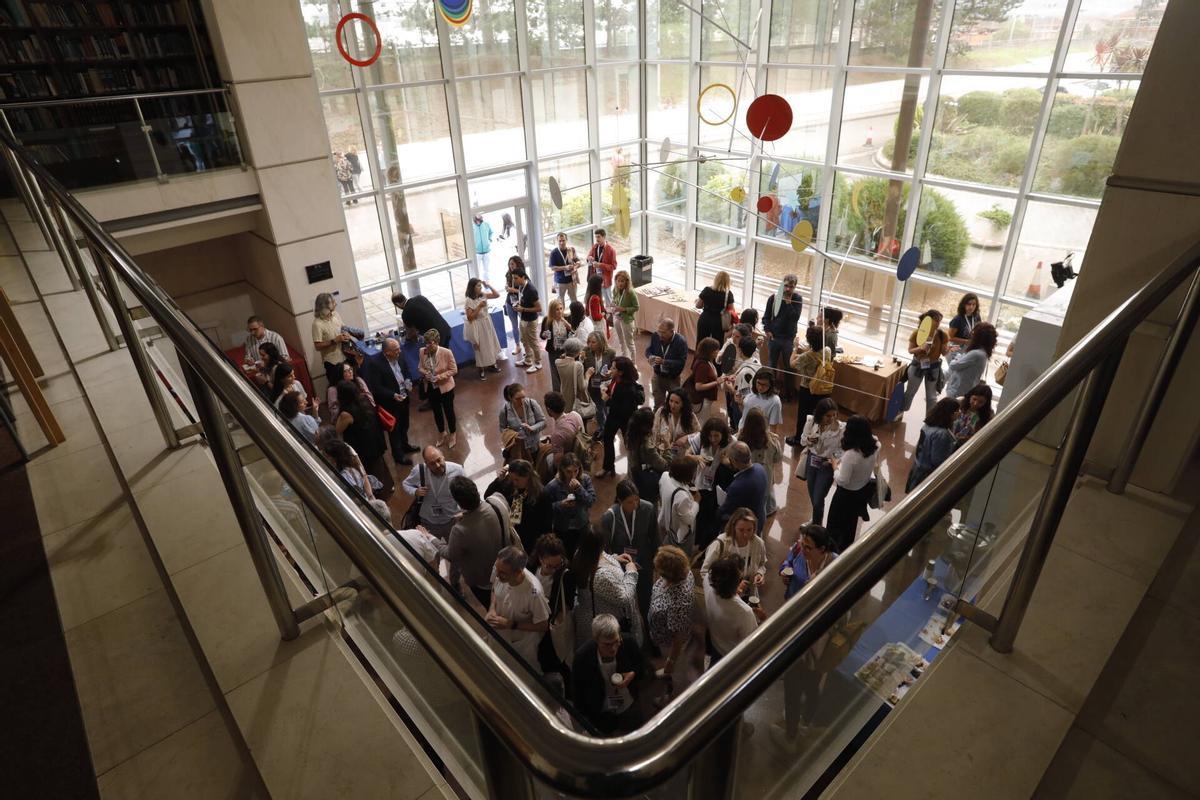 Asistentes a un pasado congreso de Salud Mental en el HUSA.