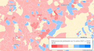 Así ha perdido España población por primera vez desde 2016, pueblo a pueblo