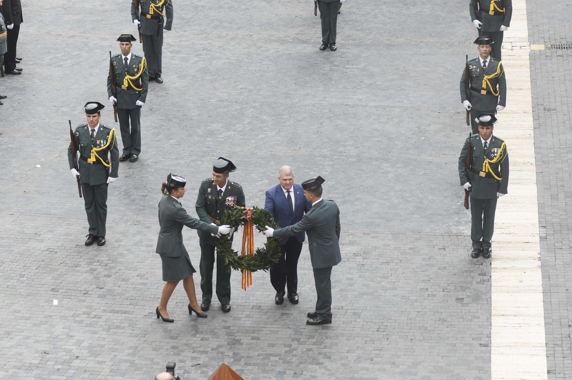 Acto institucional de la Guardia Civil en Murcia por el día de su Patrona