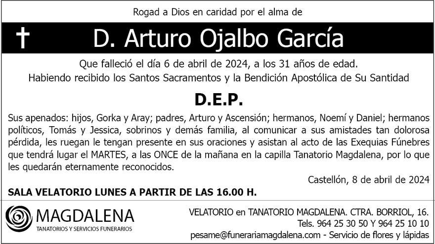 D. Arturo Ojalbo García