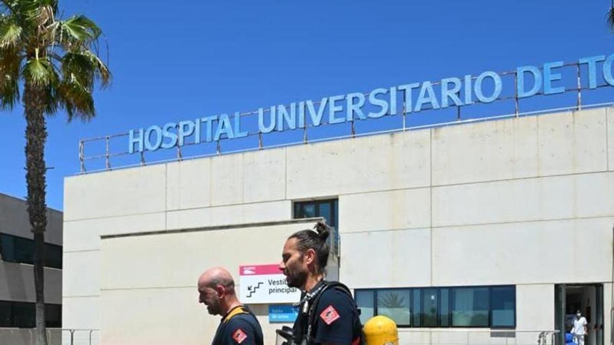 Incendio en el Hospital de Torrevieja