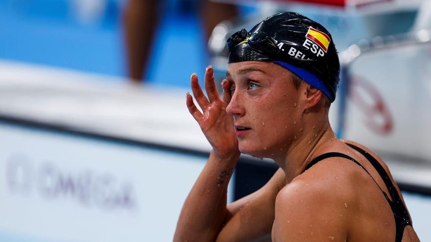 Mireia Belmonte durante los Juegos Olímpicos de Tokyo