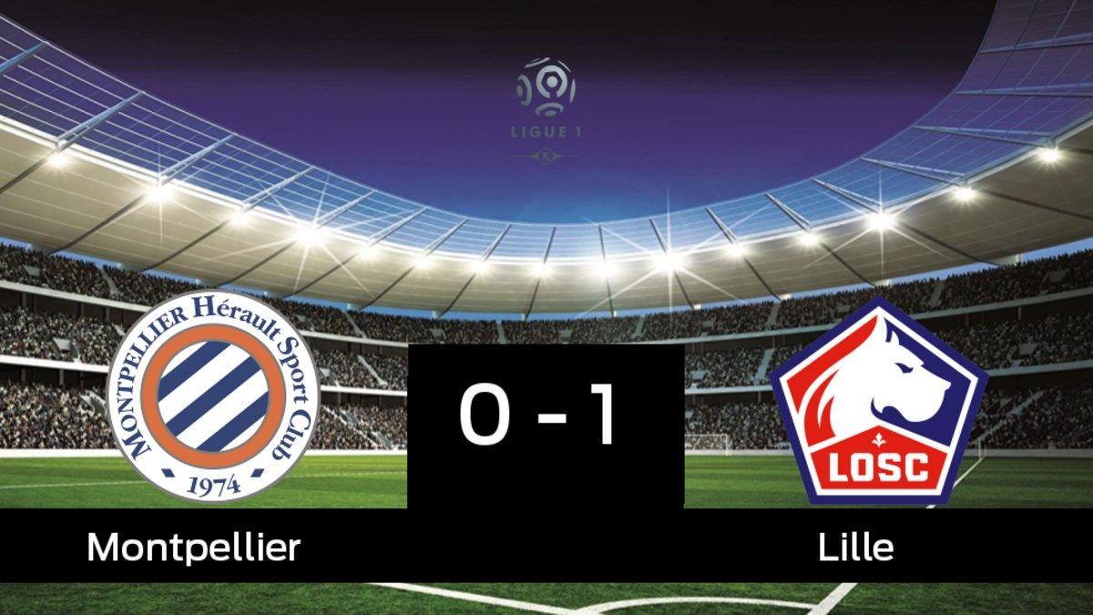 El Lille vence al Montpellier en el Stade de la Mosson (0-1)