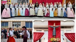 La sociedad fallera acompaña a Sant Bult en su procesión centenaria