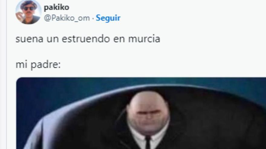 Los mejores memes de la &quot;explosión&quot; que levantó a Murcia de la siesta