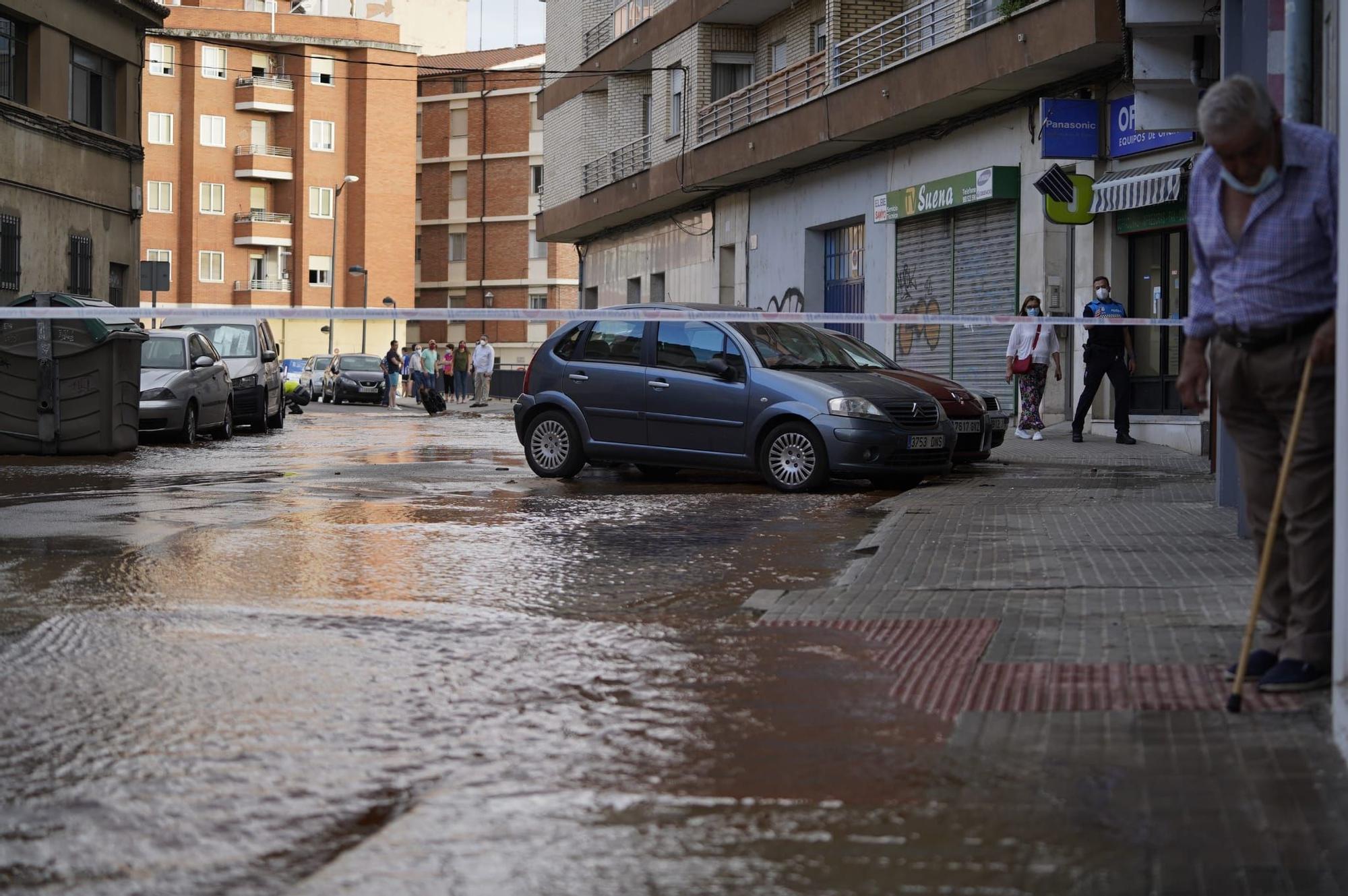 Inundación en Campo de Marte