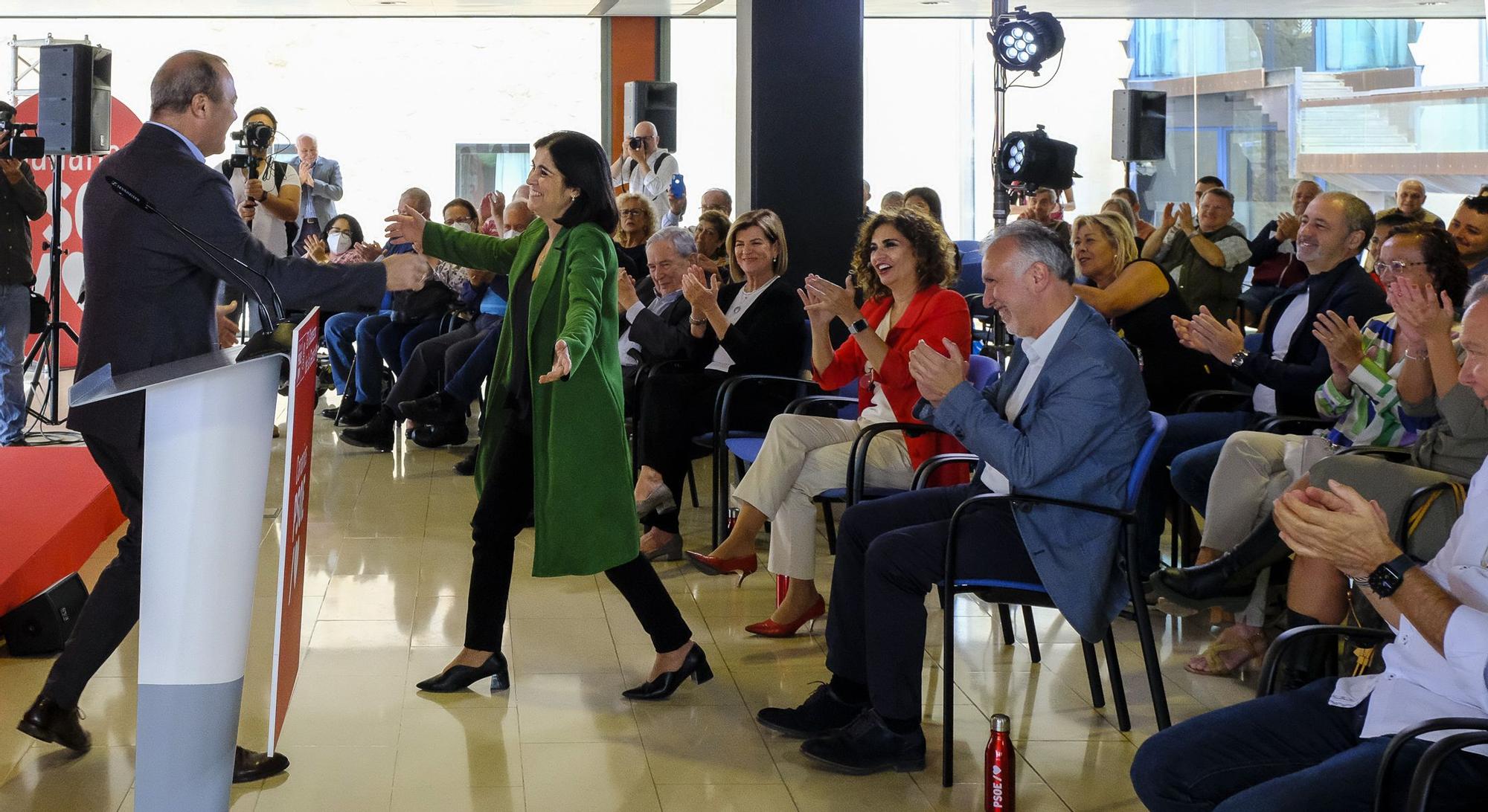 Carolina Darias presenta su candidatura a la alcaldía de la capital grancanaria