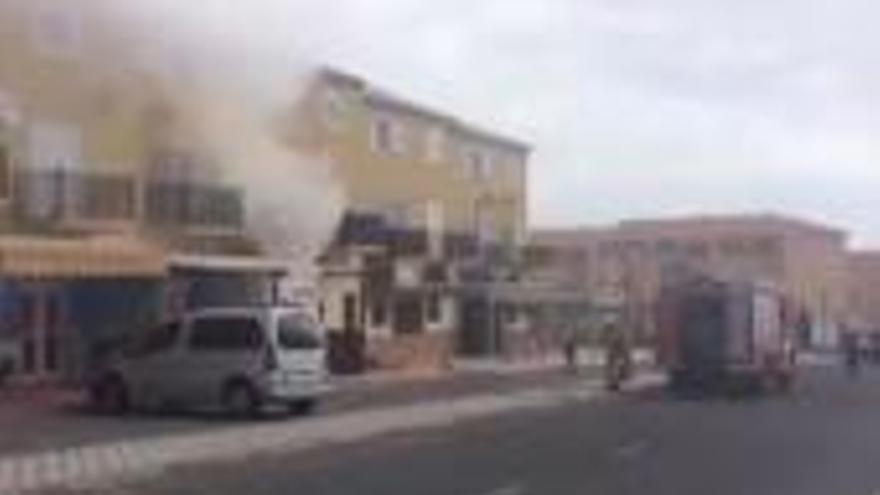 Incendio en un restaurante de Antigua