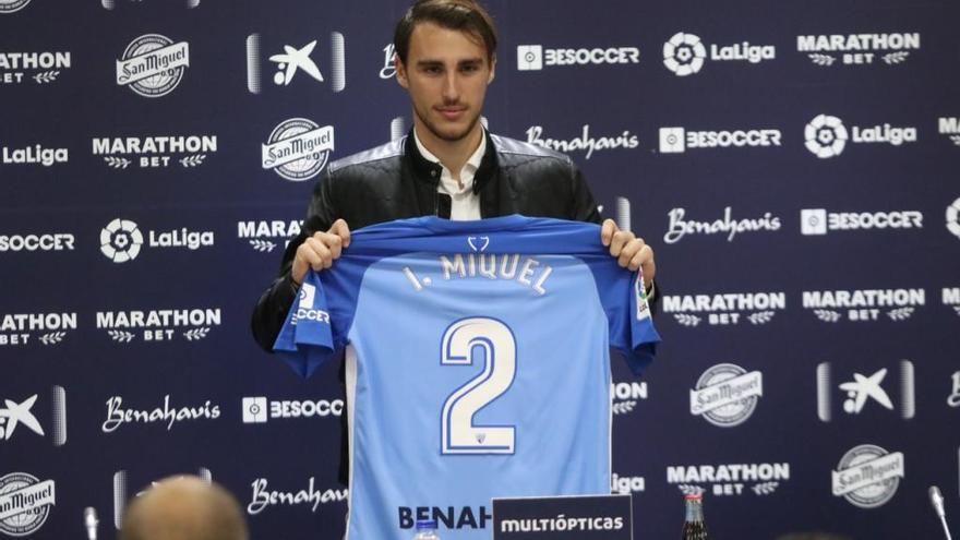 Miquel, durante su presentación.