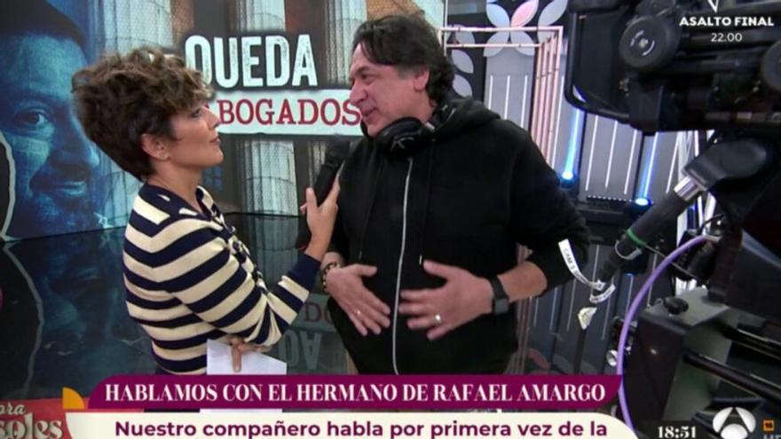 La reacción de Sonsoles al enterarse en directo que un trabajador de &#039;Y ahora Sonsoles&#039; es hermano de Rafael Amargo: &quot;Esto es un tsunami&quot;