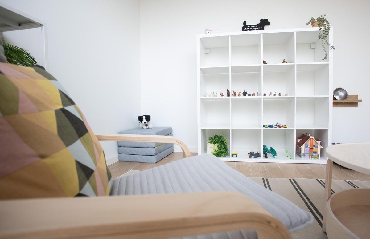 L'interior de l'espai Barnahus de Girona.