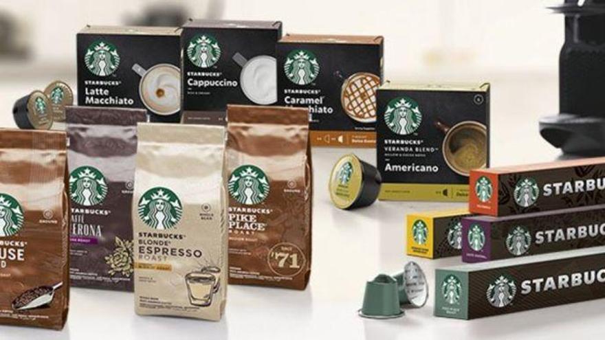 Nestlé lanzará en marzo cápsulas y café en grano y molido Starbucks