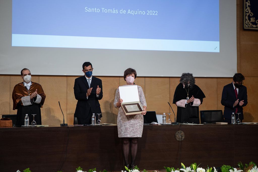 Acto por la fiesta de Santo Tomás de Aquino en la UPCT