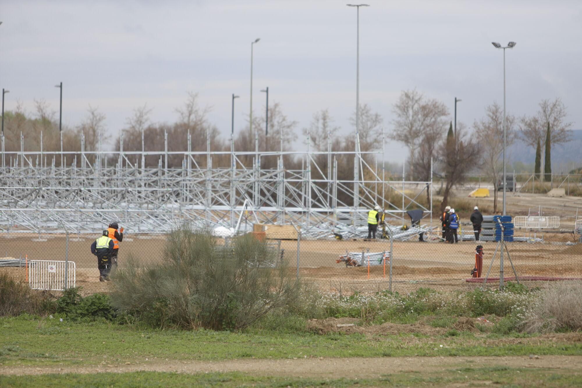 En imágenes | Así ha sido la construcción de la 'mini Romareda' 