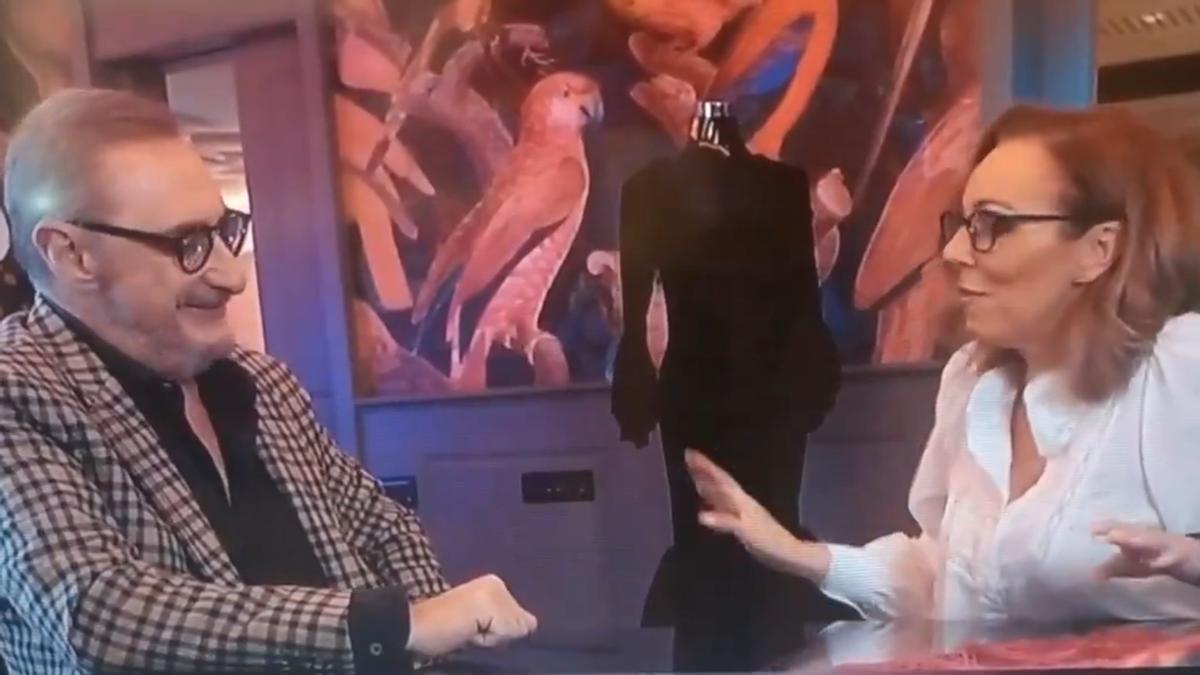 Rocío Carrasco bromea con Carlos Herrera: "No sé si soy hija tuya"