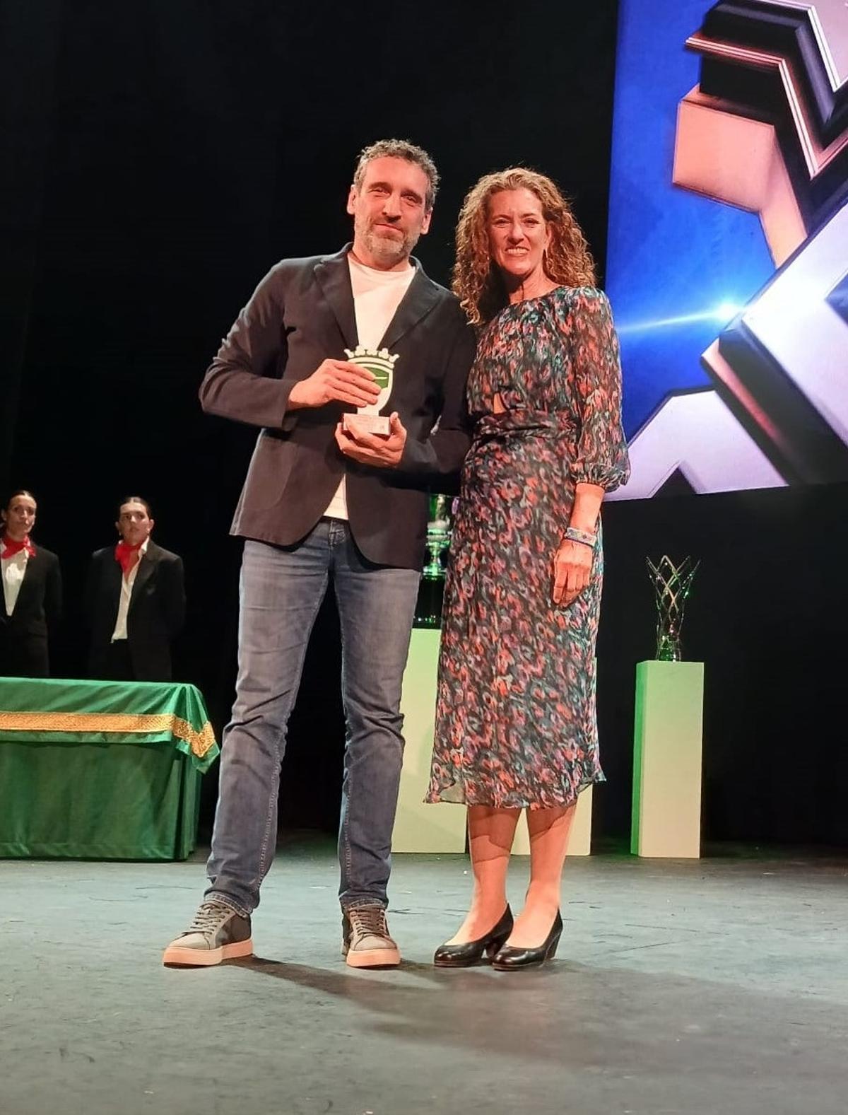 Ibon Navarro, premiado por los periodistas deportivos de Andalucía.