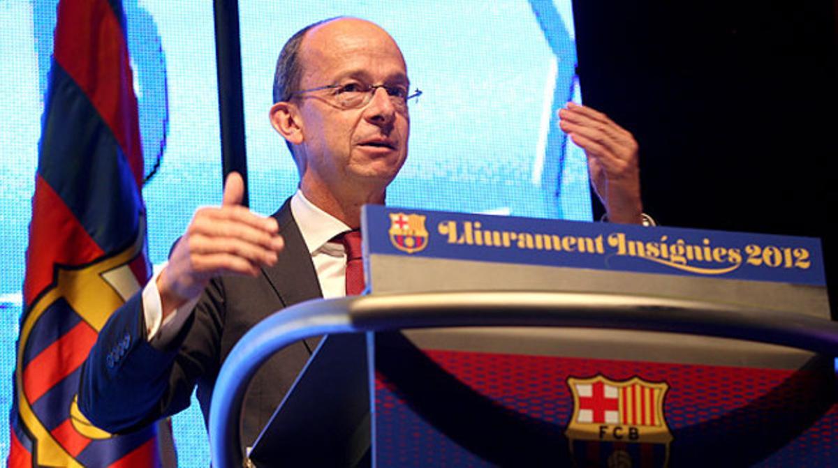 Jordi Cardoner, en un acte institucional. Jordi Cardoner, en un acte institucional.