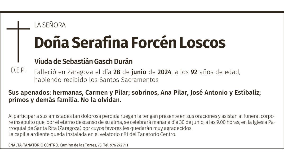 Serafina Forcén Loscos