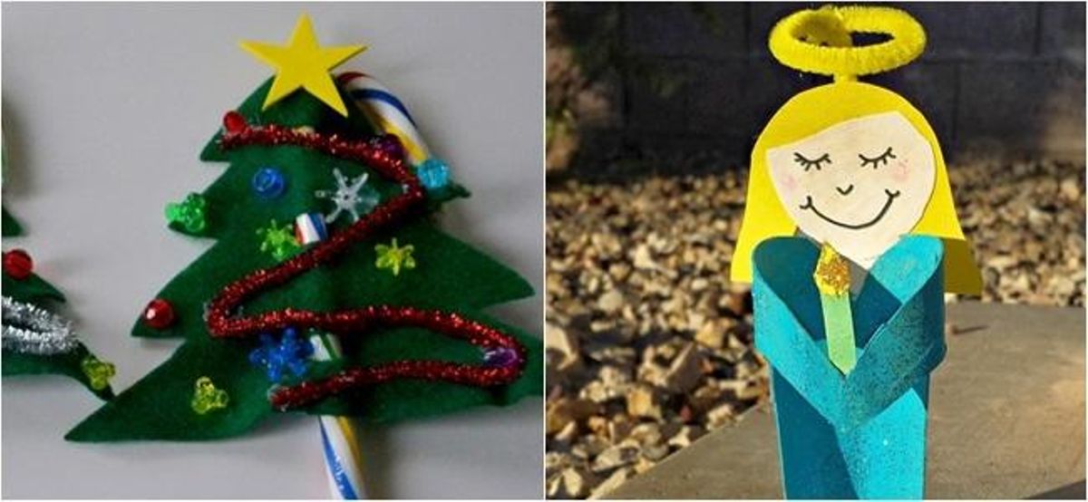 Diez manualidades de Navidad para hacer con niños