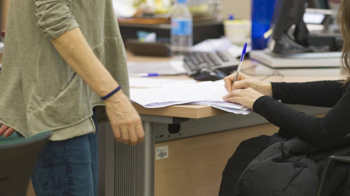 Trabajadores de la Seguridad Social.