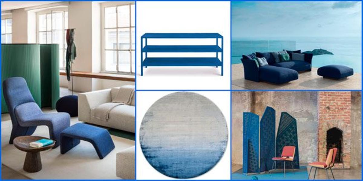 Consejos para integrar el azul, color tendencia del 2020, en la decoración de tu hogar.