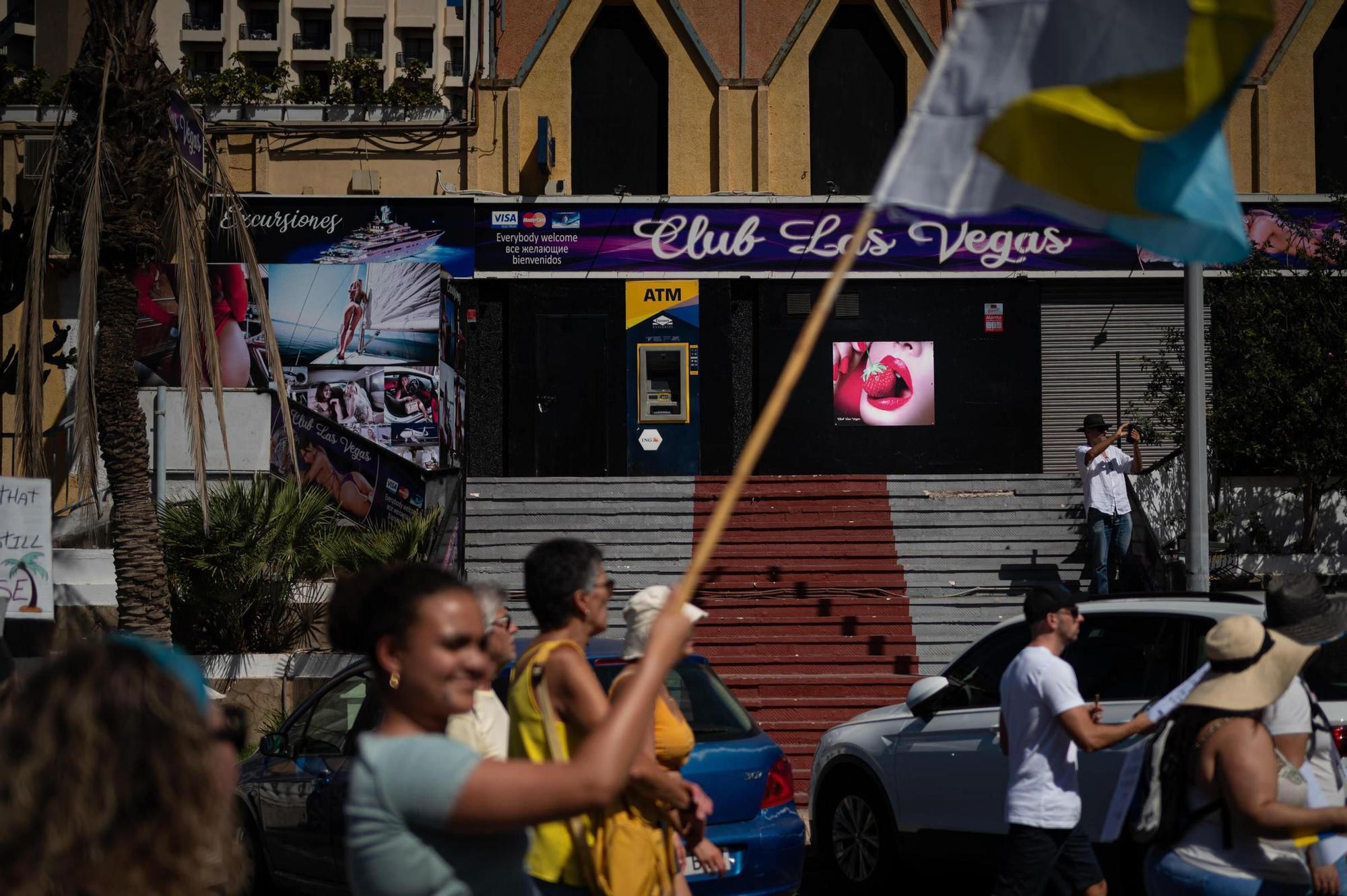 Todas las imágenes de la manifestación del 20-O en Tenerife