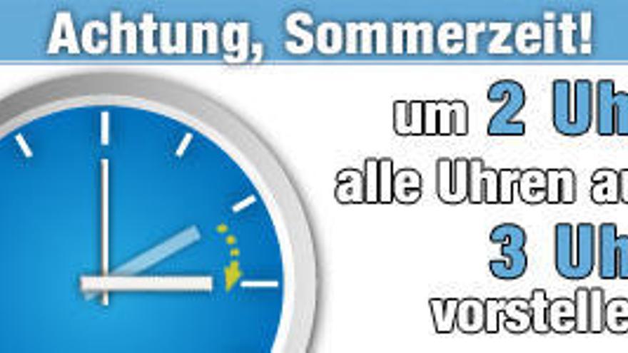 Sommerzeit: Achtung, Uhr vorstellen!